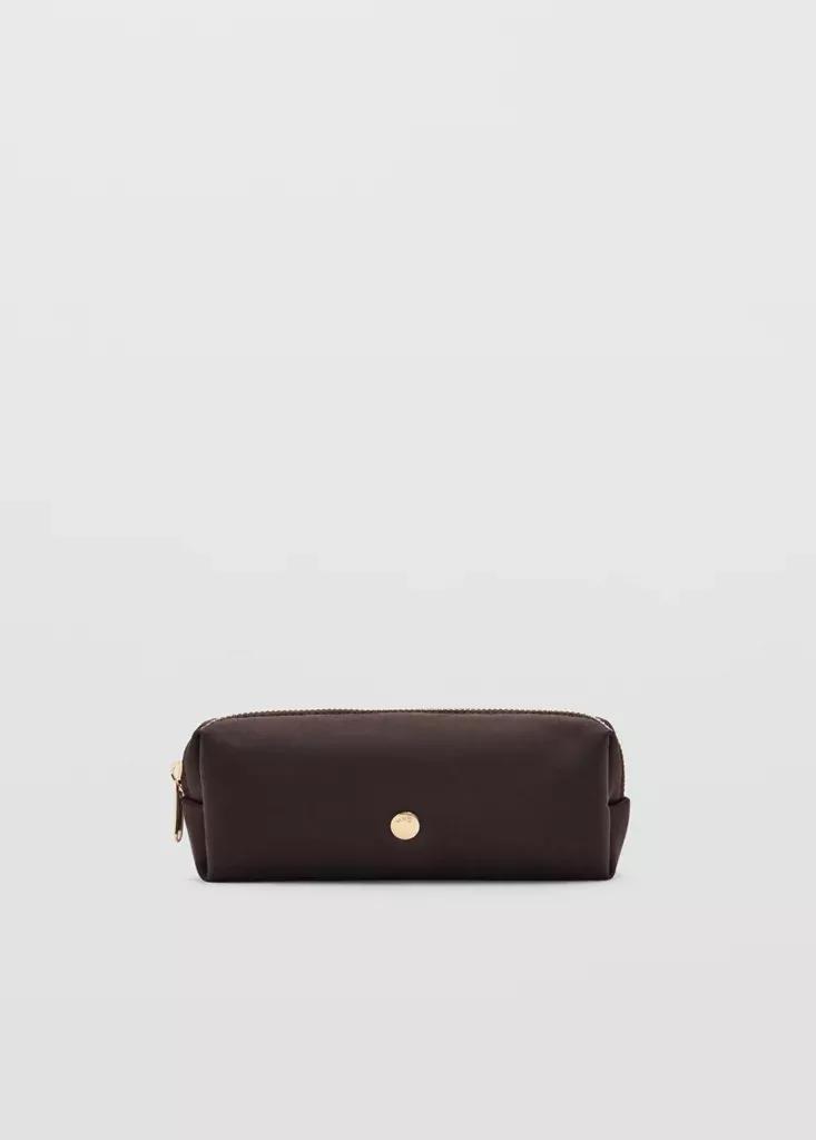 Brown Nylon Case With Zip, , large image number 0