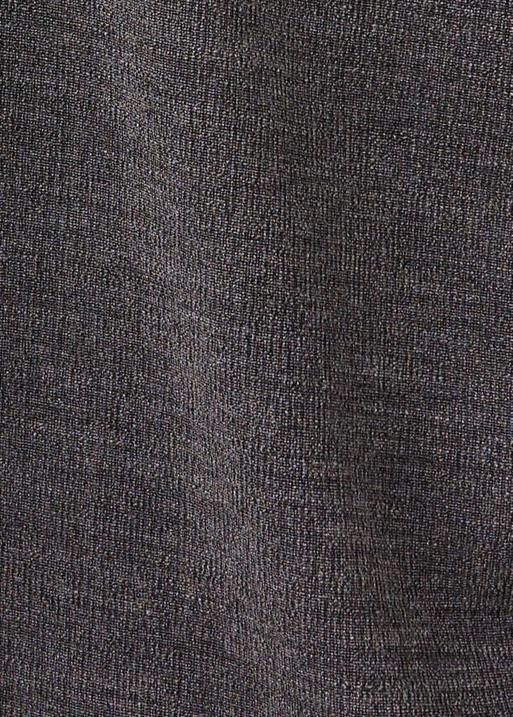 Grey V-Neck Lace Top, Grey, large image number 6