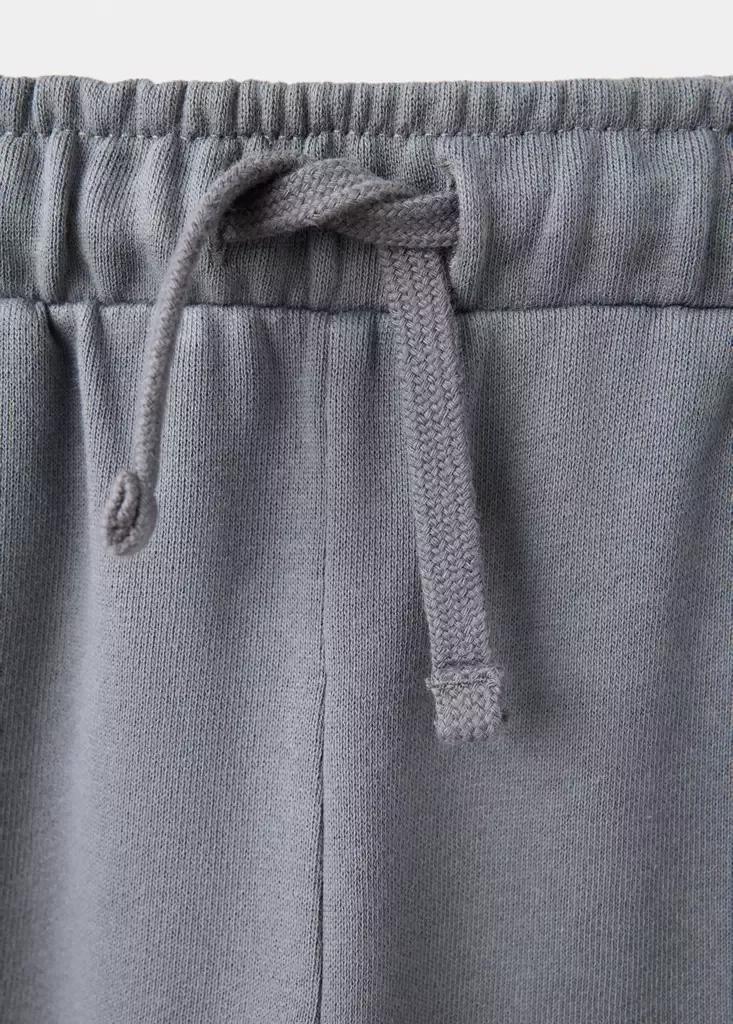 Grey Cotton Palazzo Joggers, , medium