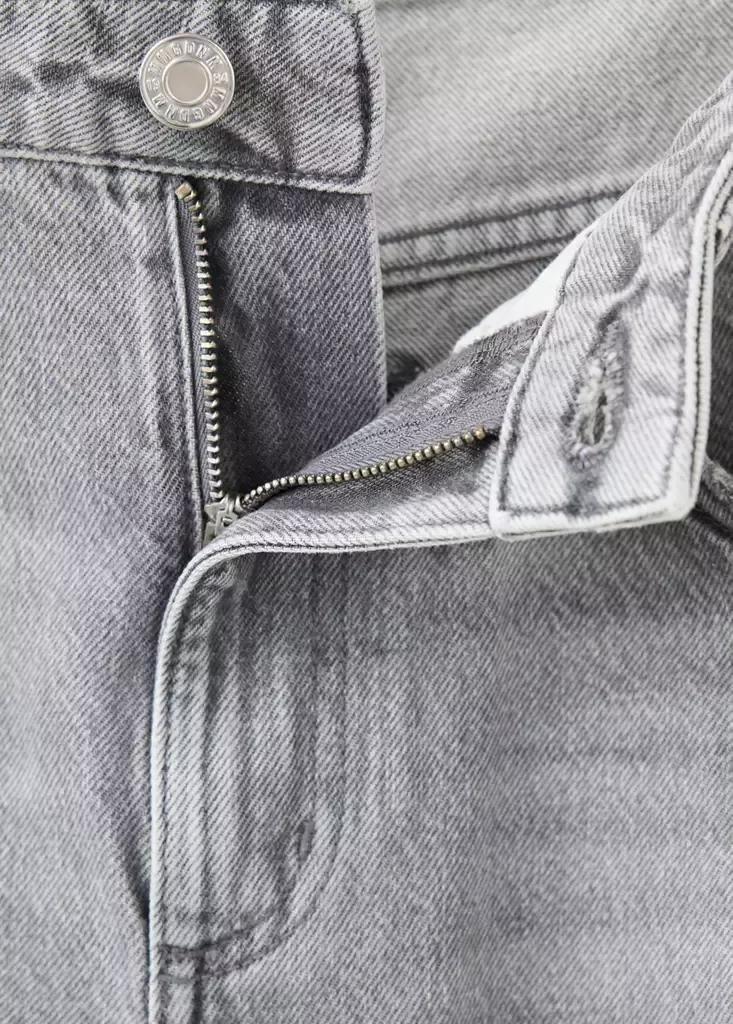Grey Balloon Jeans With Regular Waist, , large image number 6
