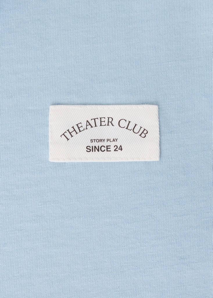 Blue Oversized Striped Polo Shirt, Kids Boys, Light-Pastel Blue, large image number 5