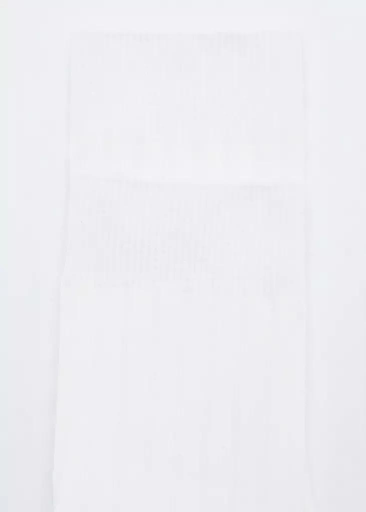 Beige Ribbed Wool Blend Socks, Light Beige, large image number 3