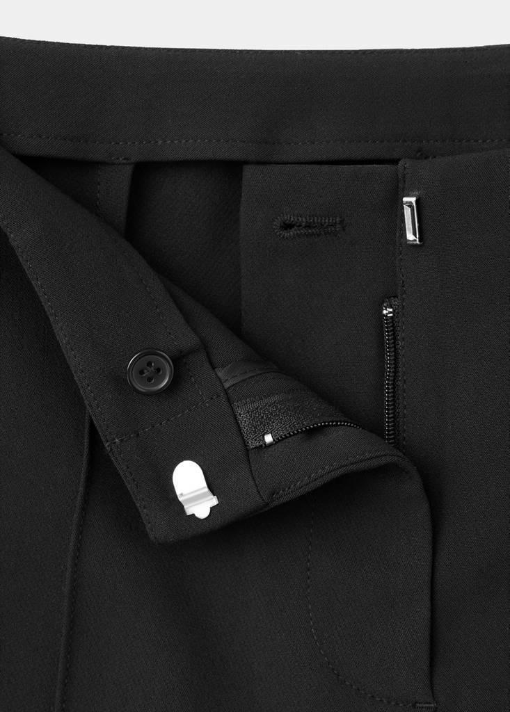 Black Tailored Stirrup Trousers, Black, large image number 5
