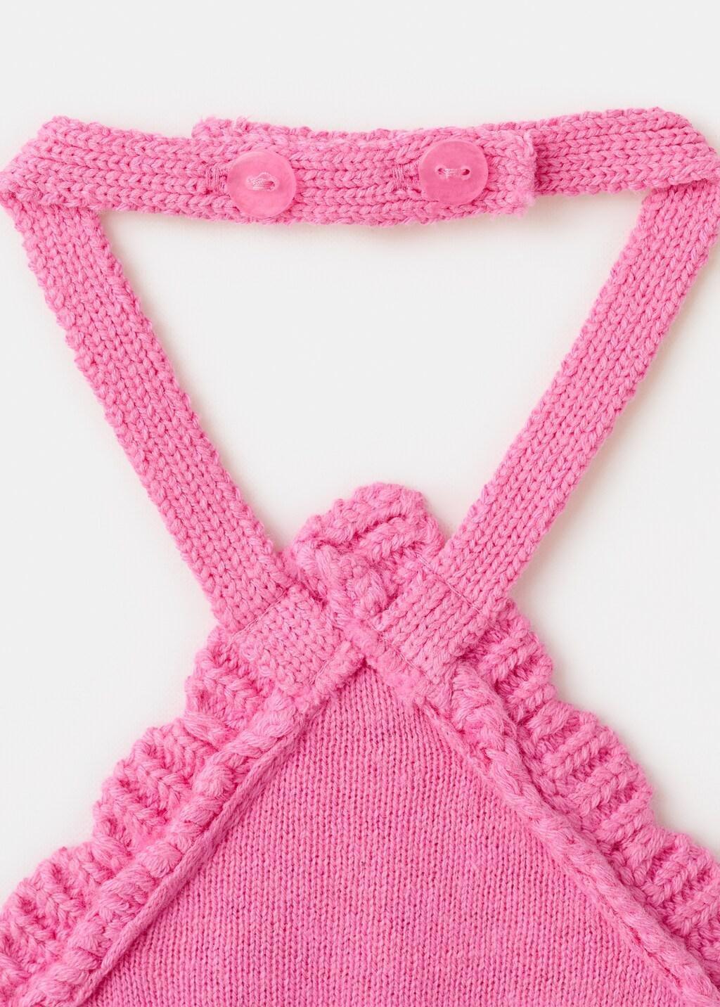 BRIGHT PINK Halter neck crochet top, Kids Girl, Bright Pink, large image number 4