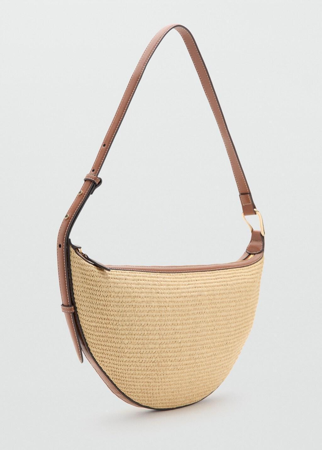 Brown Textured Shoulder Bag, Medium Brown, large image number 1