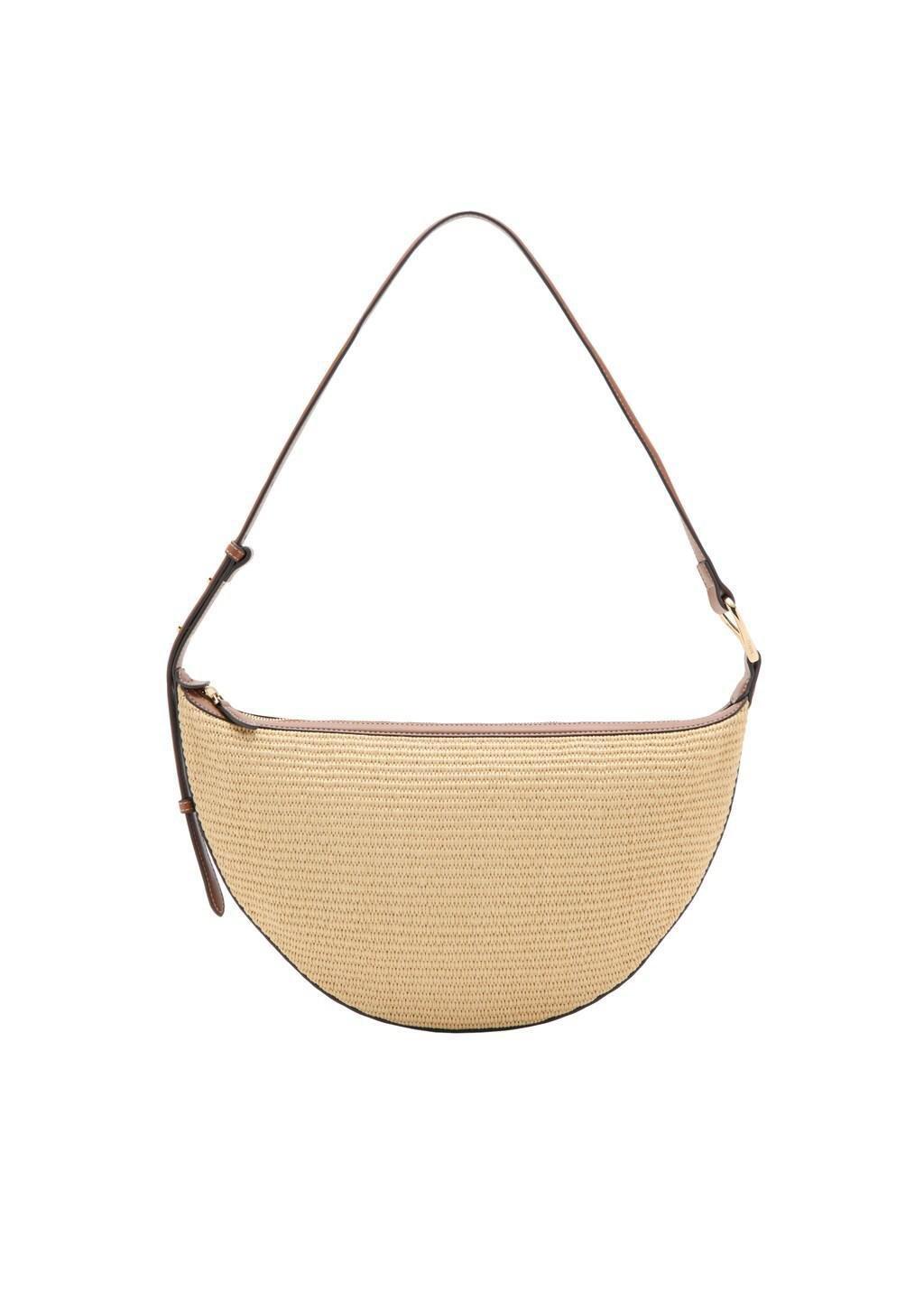 Brown Textured Shoulder Bag, Medium Brown, large image number 3