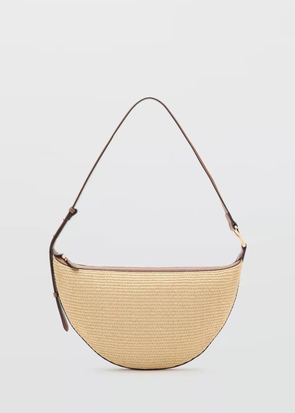 Brown Textured Shoulder Bag, Medium Brown, large image number 4