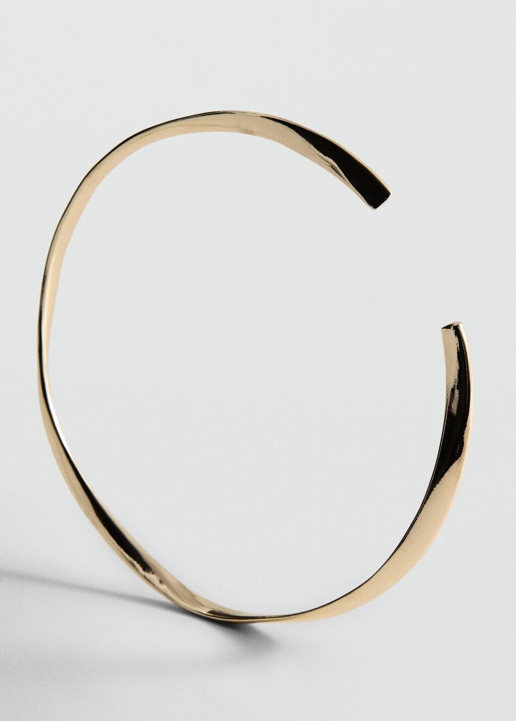 Gold Rigid Choker, Gold, large image number 1
