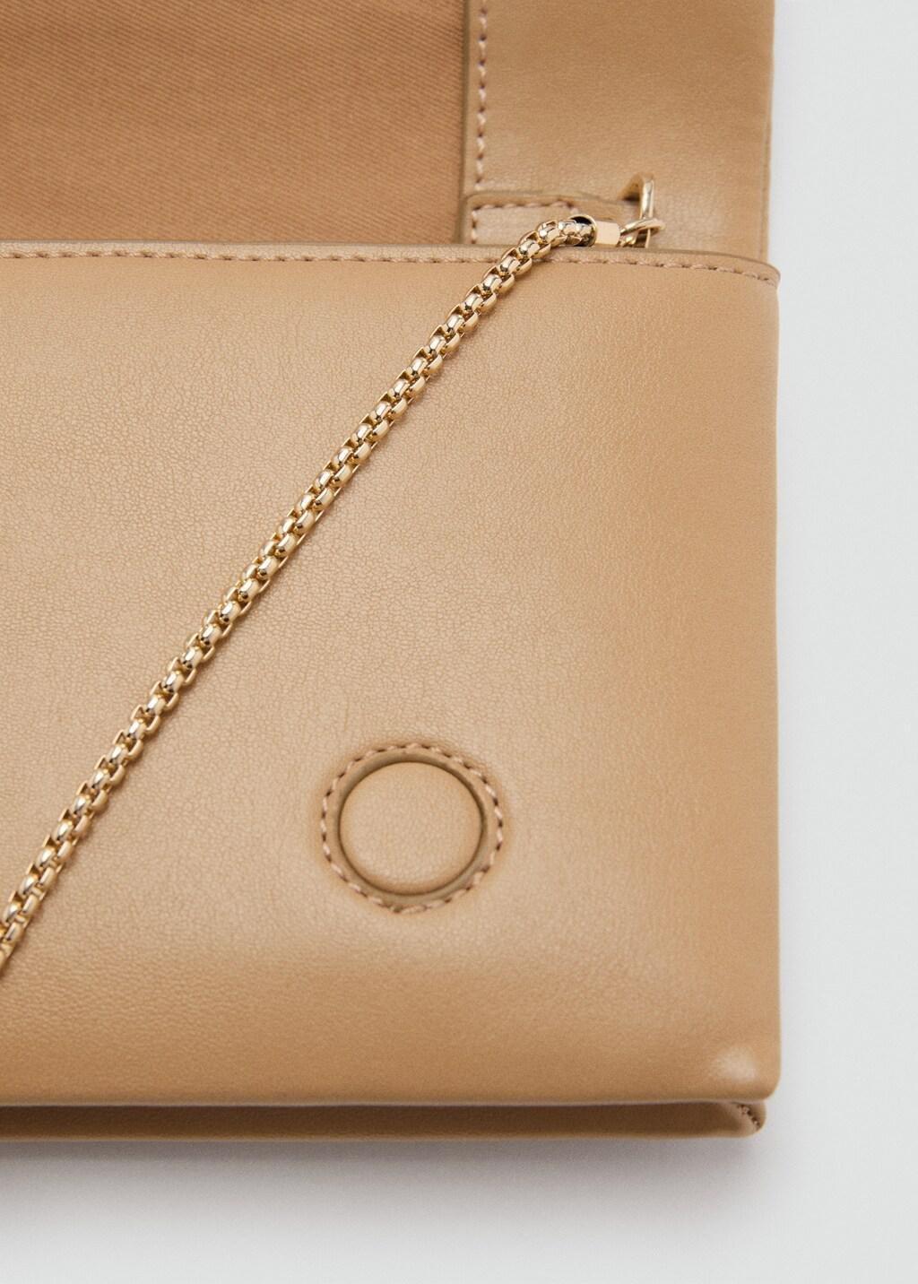 Beige Small Crossbody Bag, Dark Yellow, large image number 1