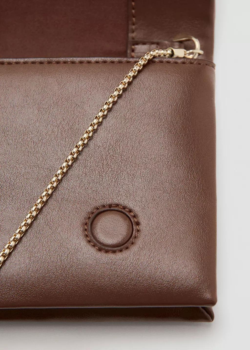 Brown Small Crossbody Bag, Dark Brown, large image number 1