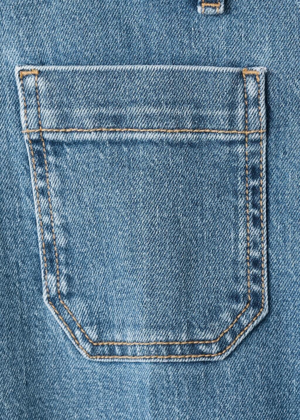 Blue High-Waisted Wide Leg Jeans, Open Blue, large image number 5
