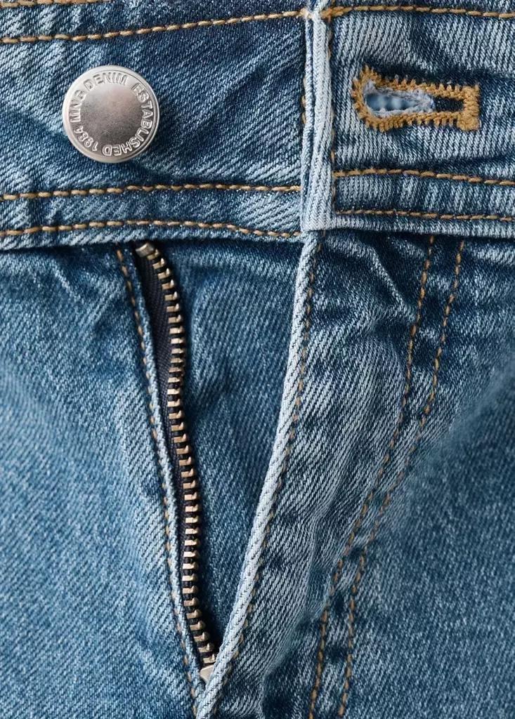 Blue High-Waisted Wide Leg Jeans, Open Blue, large image number 10