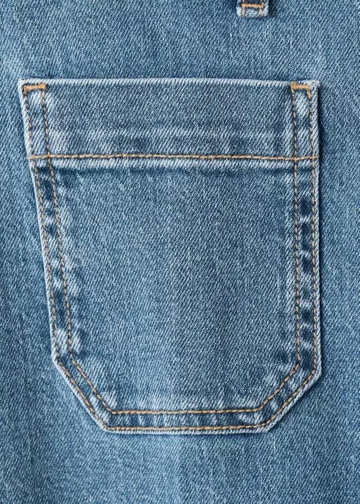 Blue High-Waisted Wide Leg Jeans, Open Blue, large image number 11