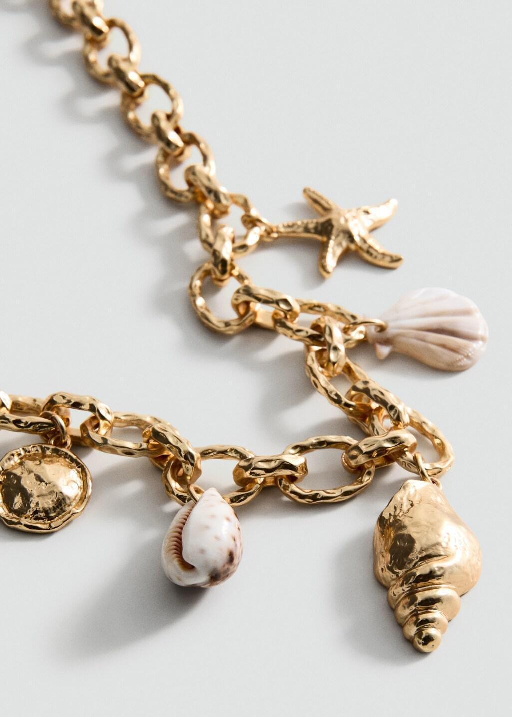 Gold Beaded Chain Design, Gold, large image number 0