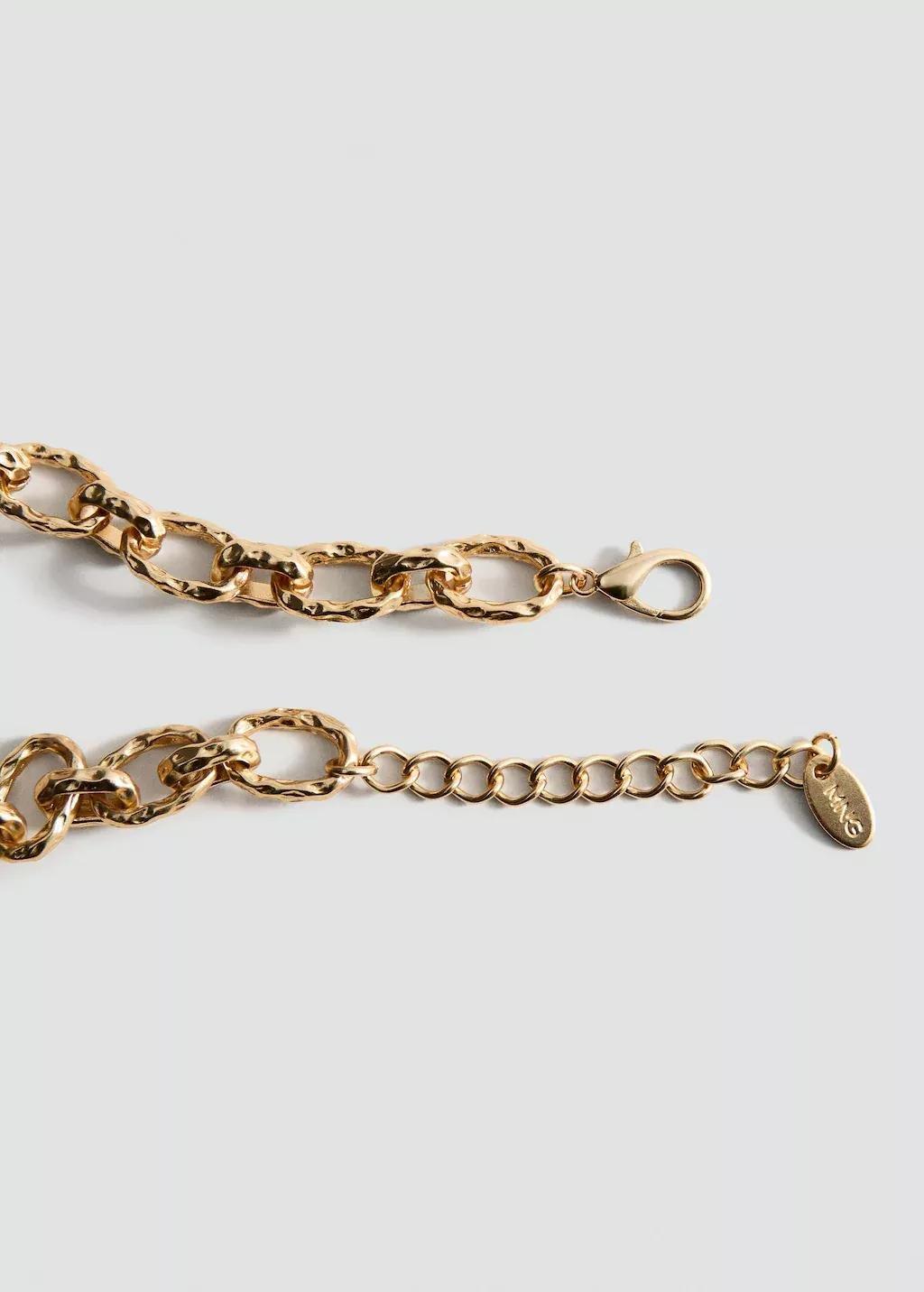Gold Beaded Chain Design, Gold, large image number 1