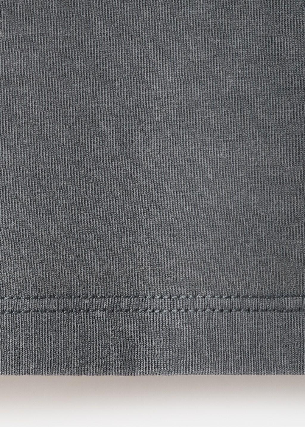 Grey Crossed Halter Top Eyelets, Kids Girls, Charcoal, large image number 2