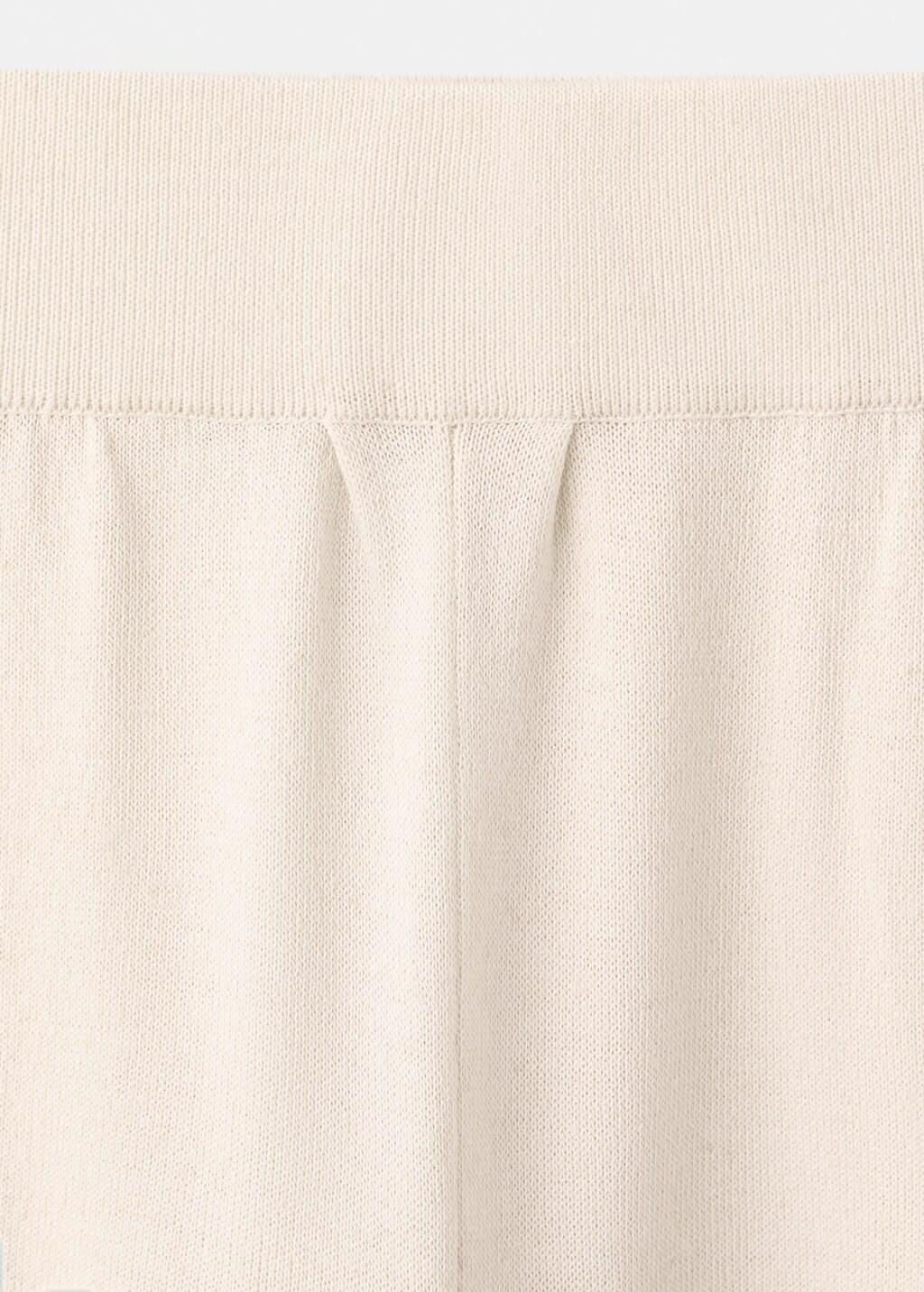 Brown Straight-Fit Trousers With Elastic Waist, Light Pastel Brown, large image number 1