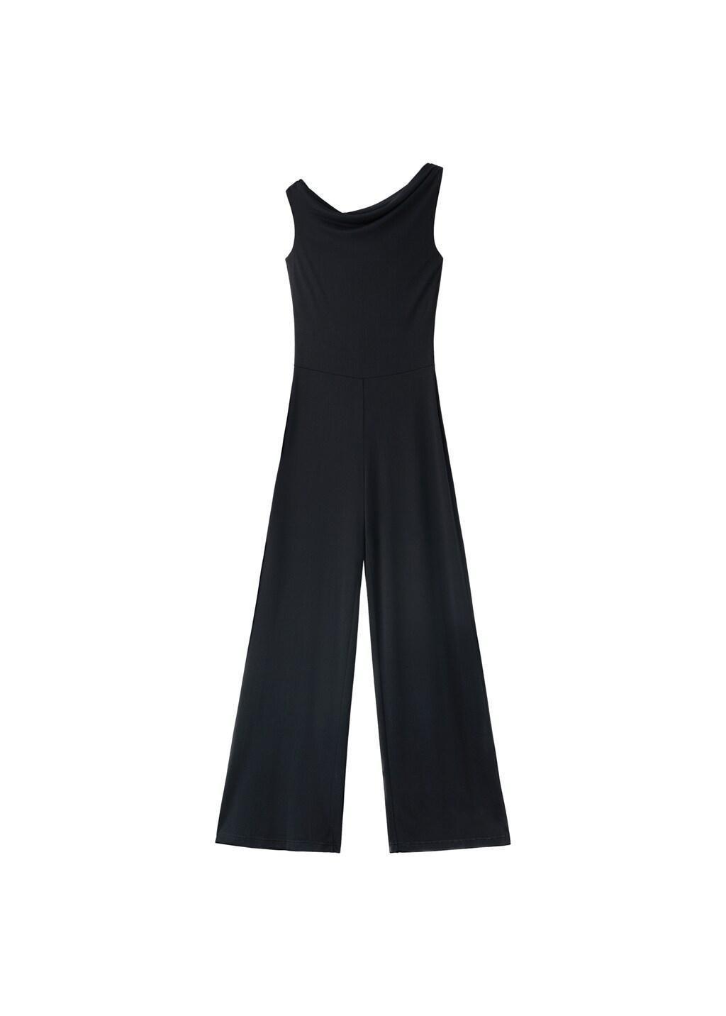 Grey Draped Asymmetric Playsuit, Grey, large image number 3