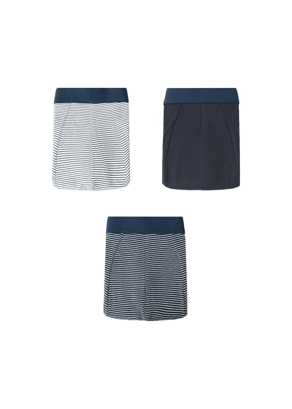 Navy Pack Of 3 Cotton Combination Briefs, Navy, large image number 3