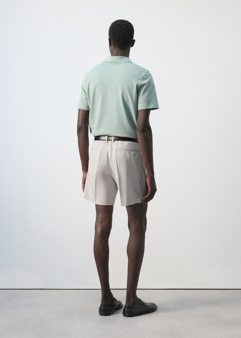Green Slim Fit Pique Polo, Bright Green, large image number 2