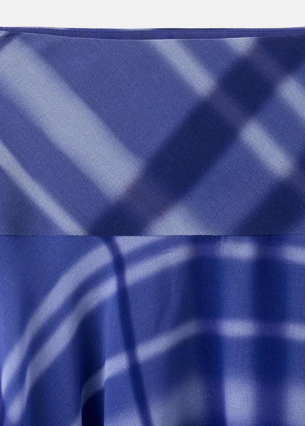 MEDIUM BLUE Long flared skirt, Medium Blue, large image number 1