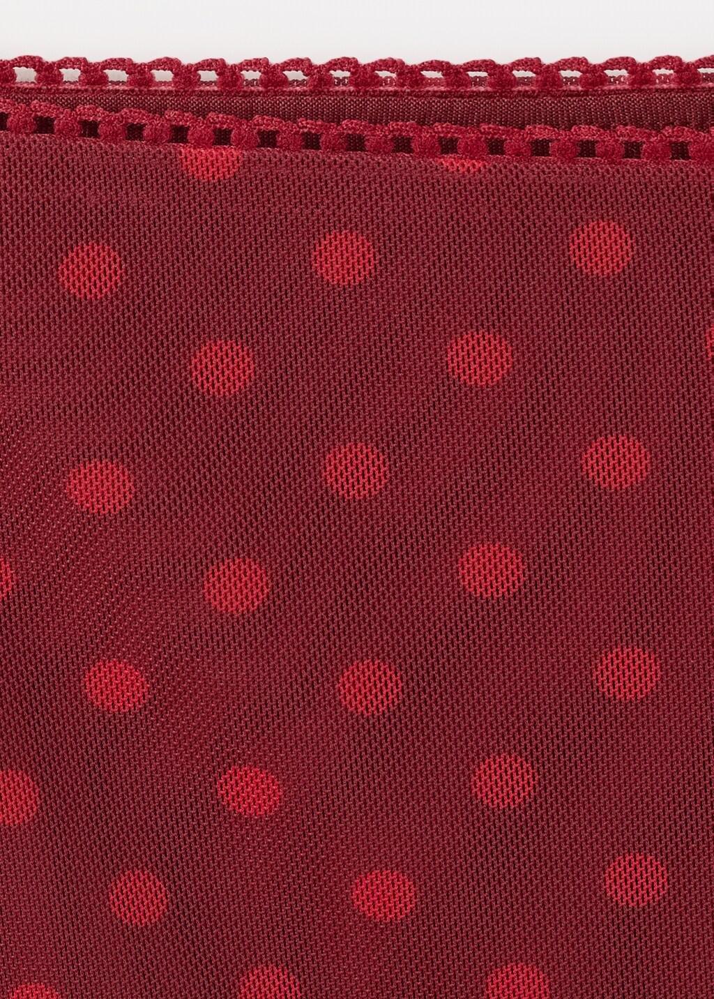 Red Polka Dot Tulle Skirt, 0201_70, large image number 1