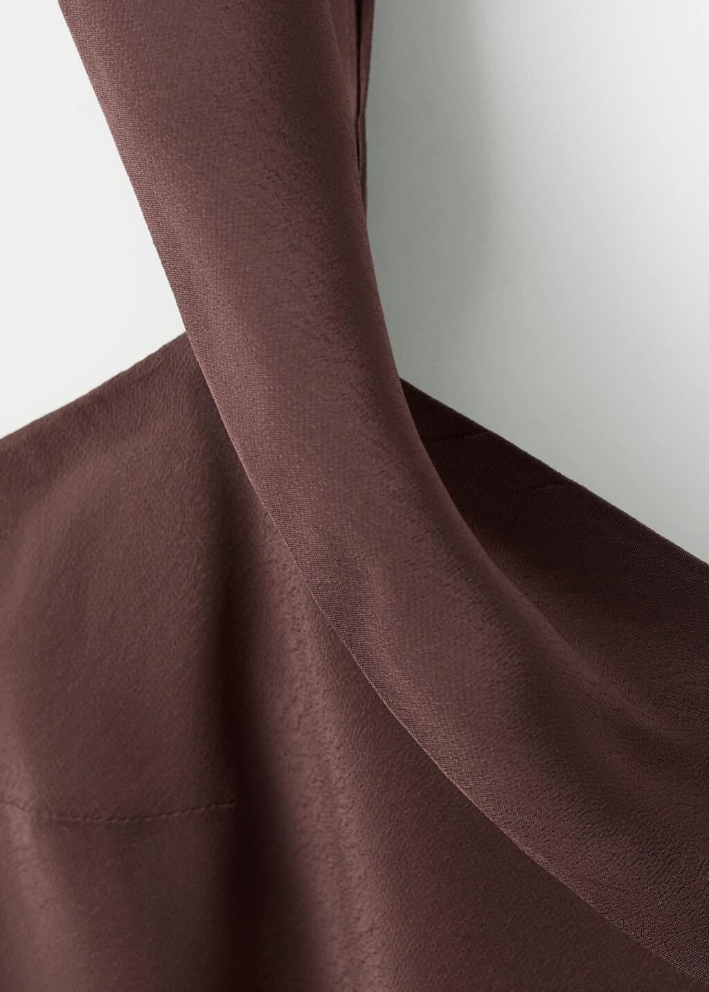 Brown Asymmetric Combined Top, Brown, large image number 0