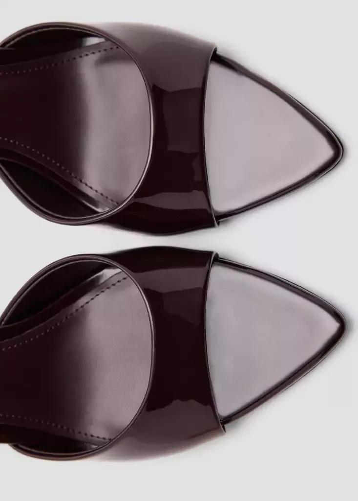 Red Patent Leather High-Heeled Sandals, Dark Red, large image number 7