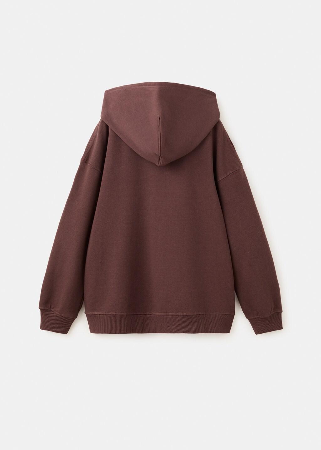 BROWN Loose fit hoodie, Kids Boys, Brown, large image number 3