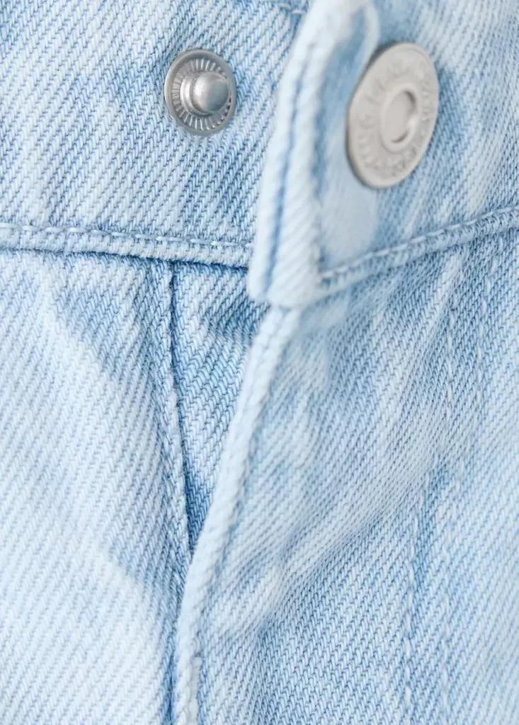 Blue Straight Jeans With Elasticated Waistband, Baby Boys, Open Blue, medium