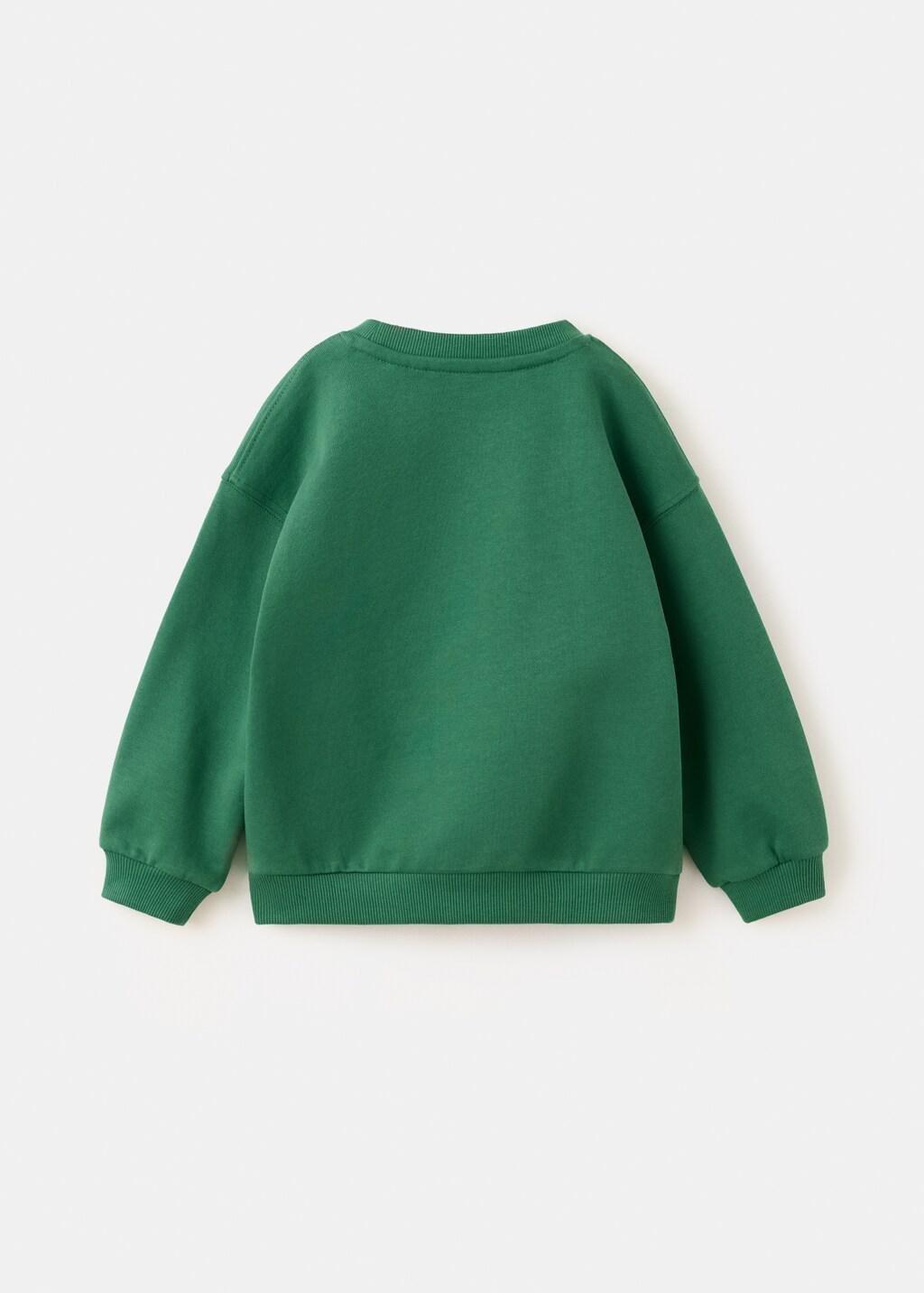 Green Hello Kitty Sweatshirt, Baby Girl, Green, large image number 1