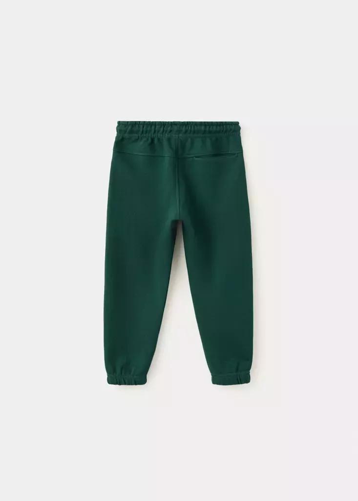 Green Cotton Jogger Trousers, , large image number 1