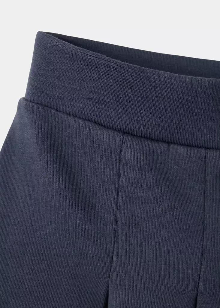 Navy Pleated Skirt Trousers, Kids Girls, Navy, large image number 3