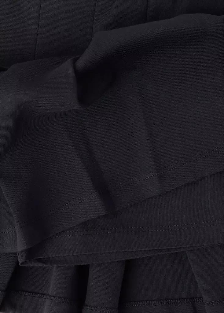 Black Pleated Skirt Trousers, Kids Girls, Black, large image number 2