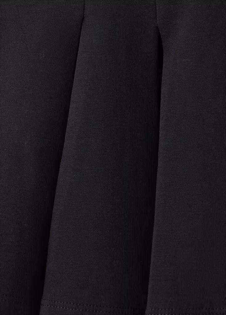 Black Pleated Skirt Trousers, Kids Girls, Black, large image number 3