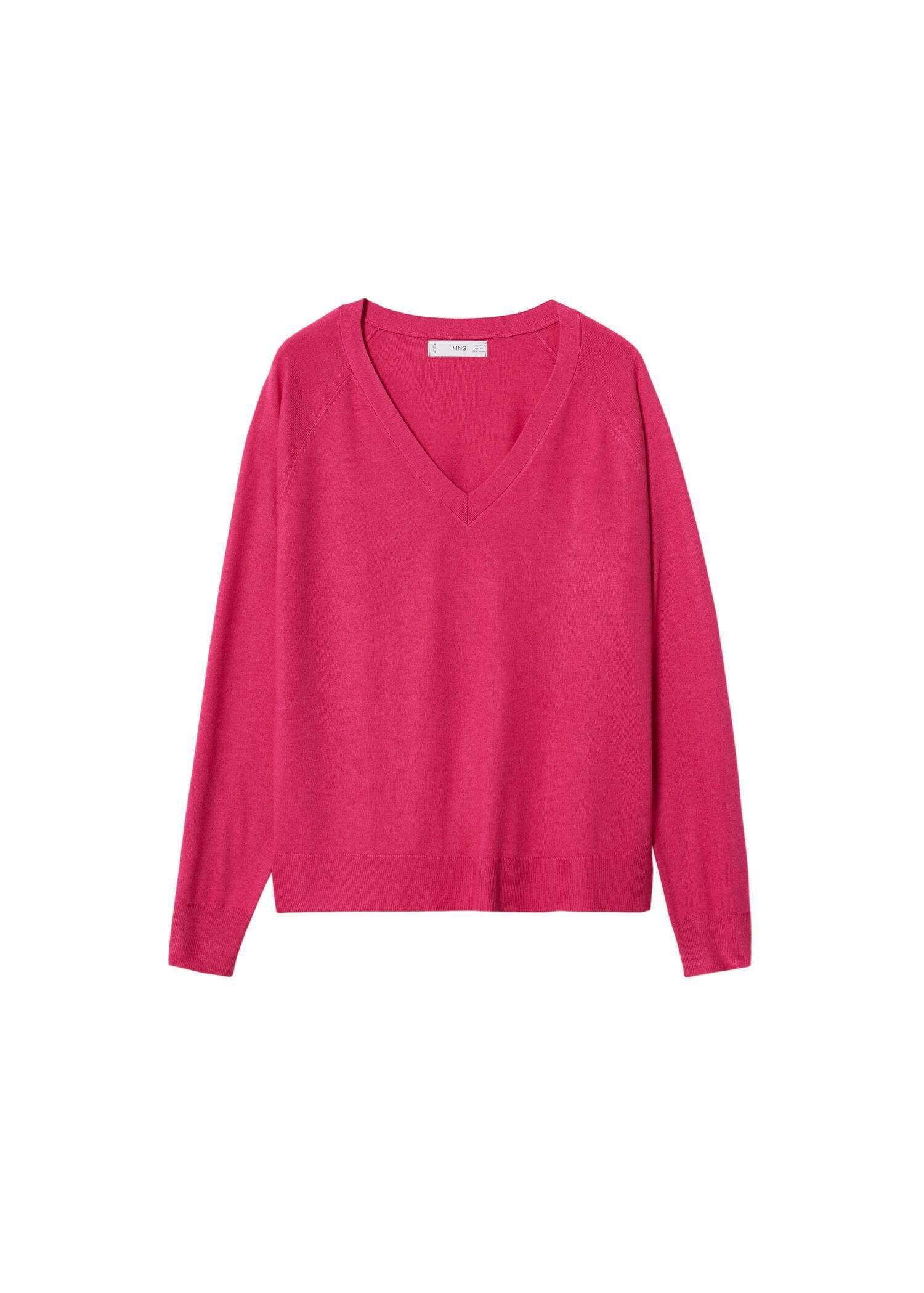 Pink Fine-Knit Sweater, , large image number 6