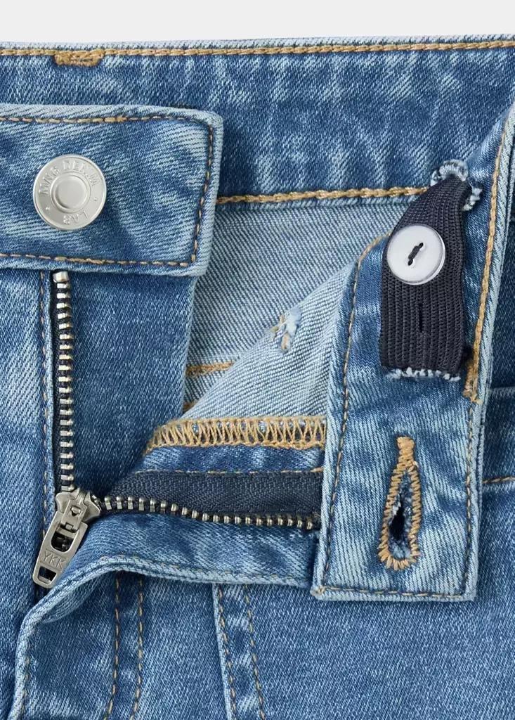 Blue Flared Jeans With Pocket, Open Blue, large image number 3