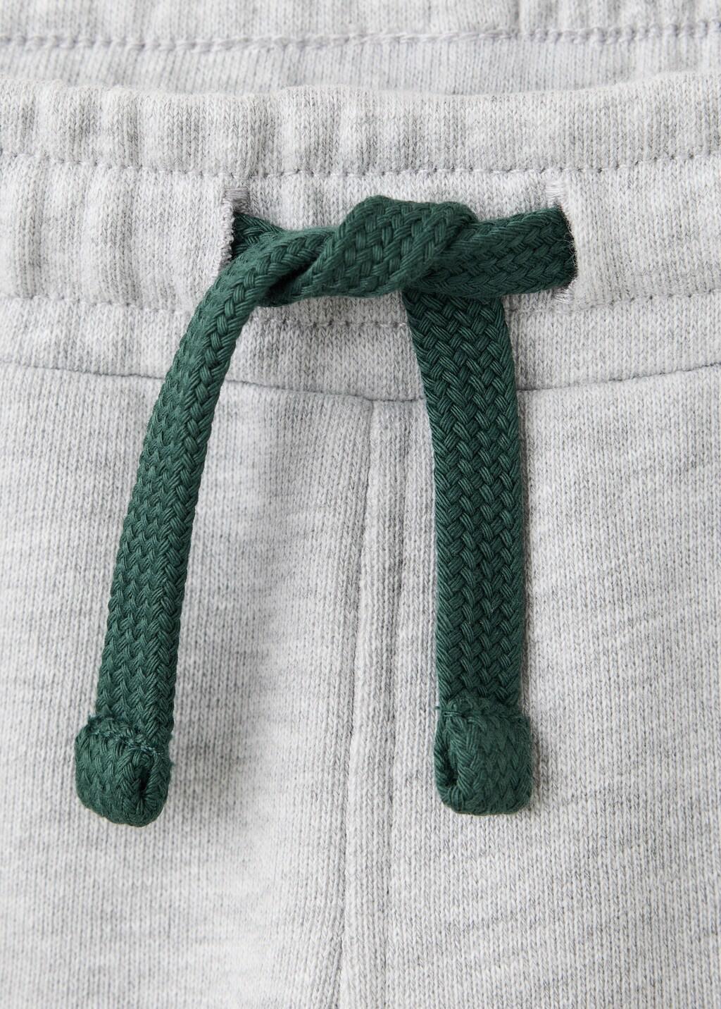 GREY Drawstring jogger with stripe detail, Baby Boy, Light Pastel Grey, large image number 1