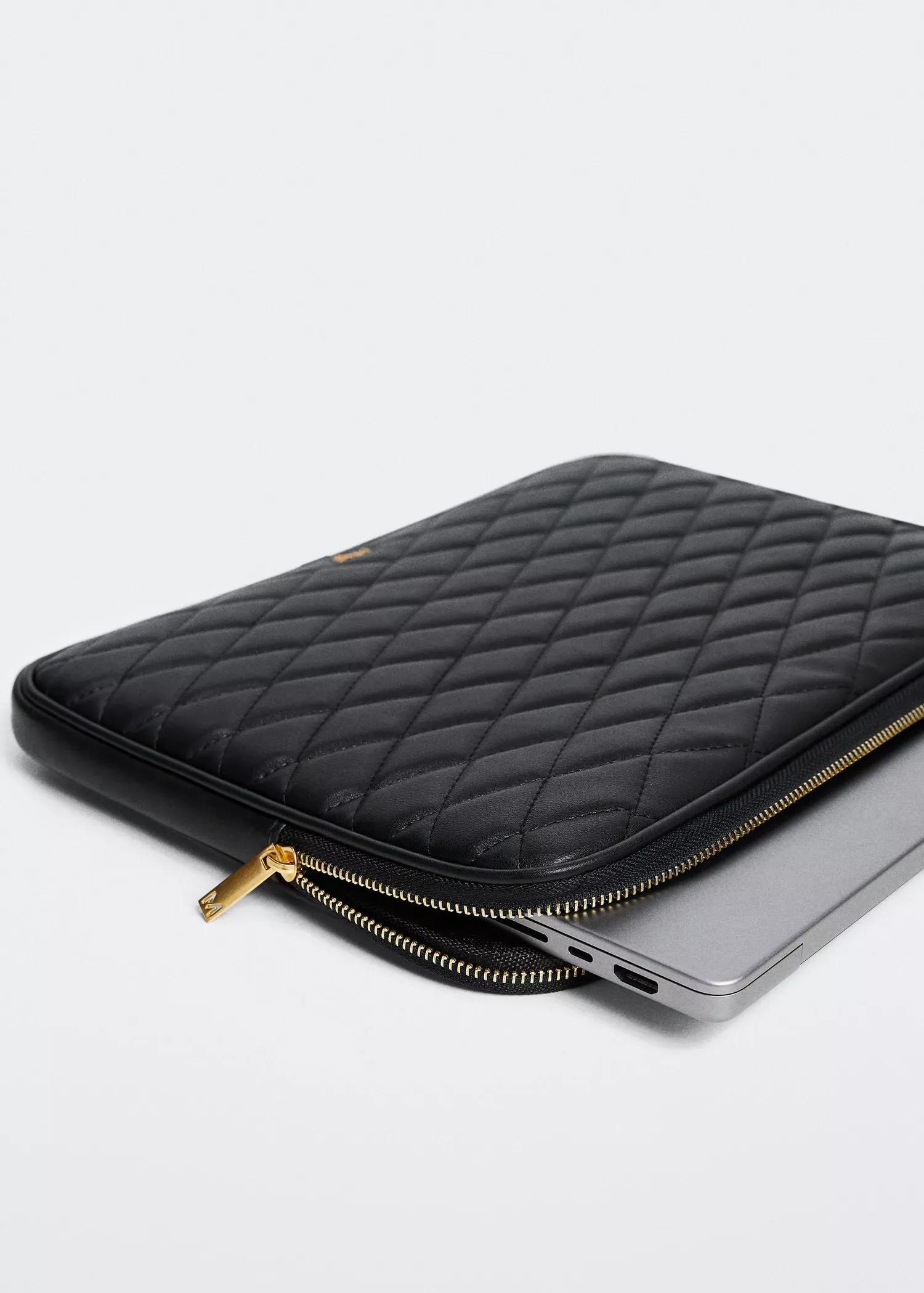 black Padded laptop case, , large image number 1