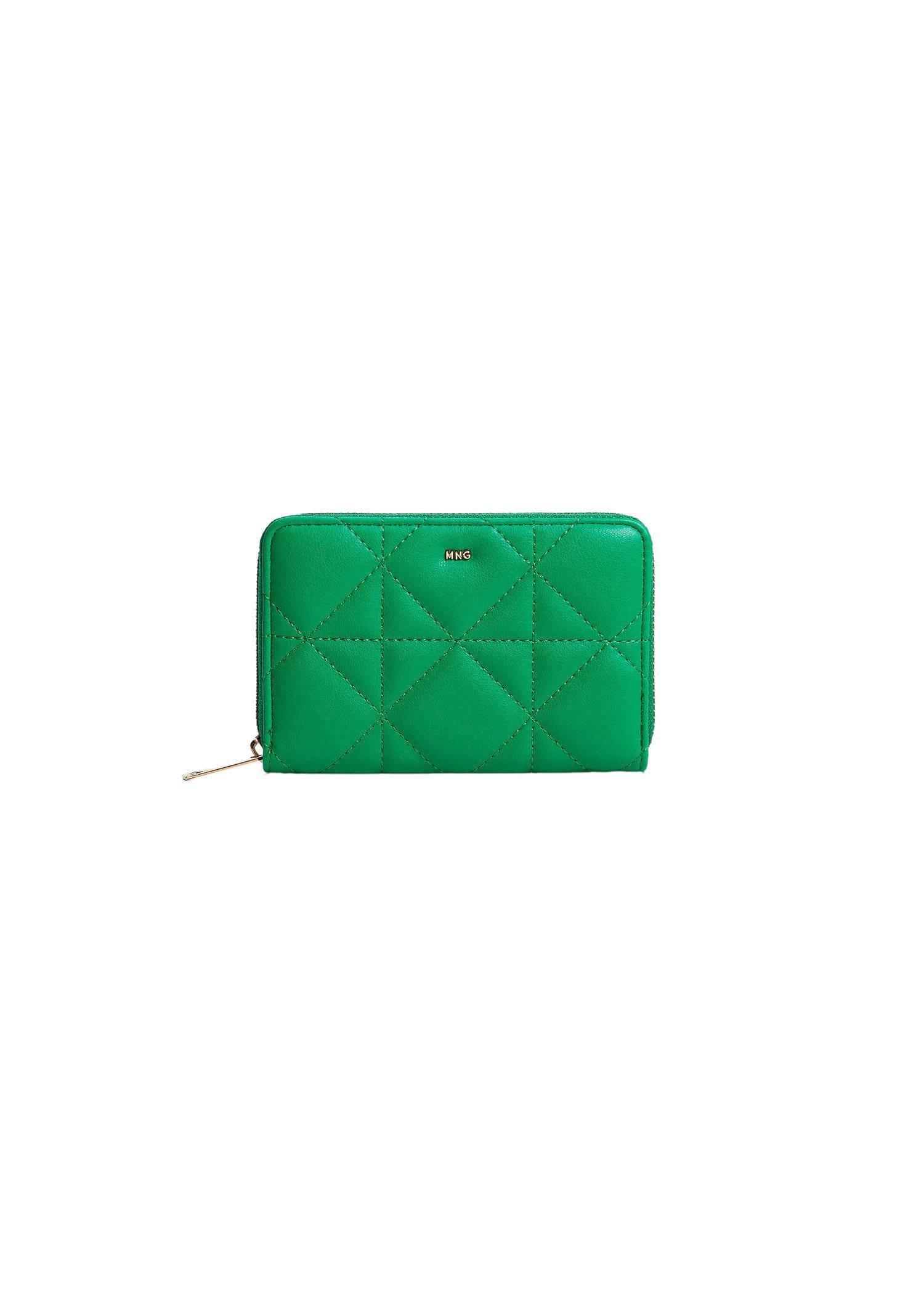 Green Padded Logo Wallet, , large image number 0