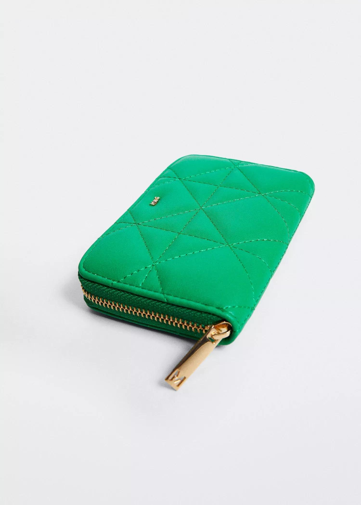 Green Padded Logo Wallet, , large image number 2