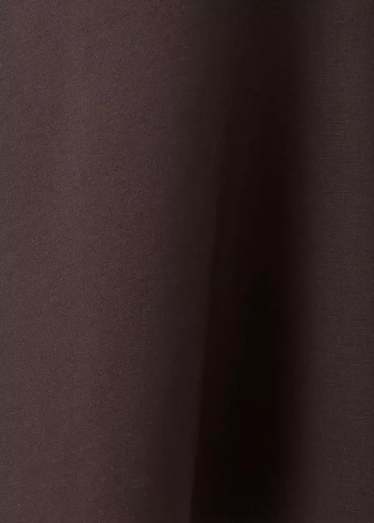 Brown Flared Knit Dress, , large image number 6