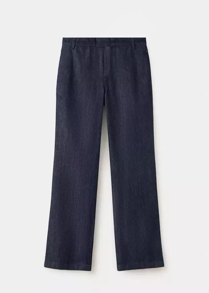 Blue Mid-Rise Denim Jeans, , large image number 4