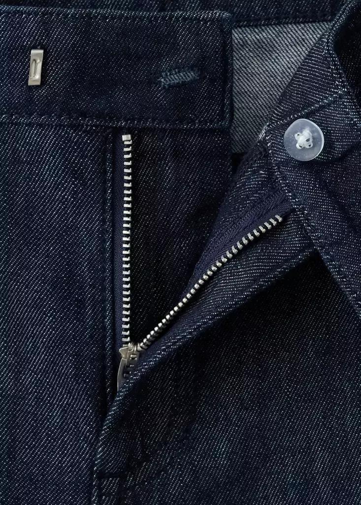 Blue Mid-Rise Denim Jeans, , large image number 6