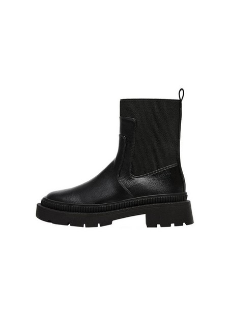 Mango - black Track sole contrast ankle boots