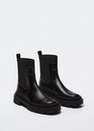 Mango - black Track sole contrast ankle boots