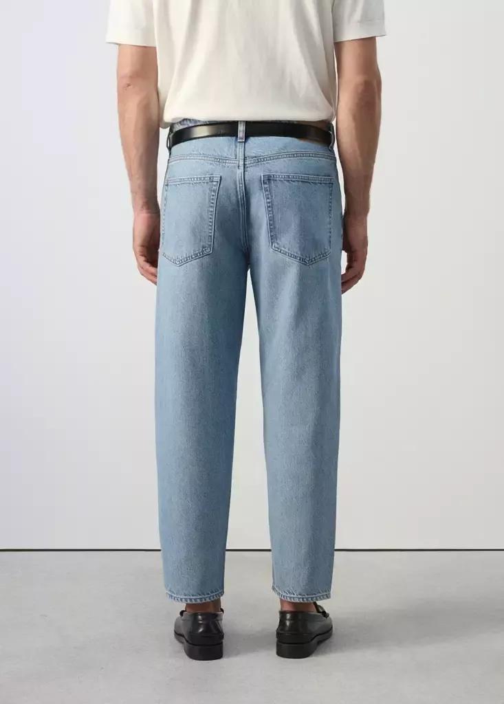 Blue Sammy Cropped Carrot Fit Jeans, , medium
