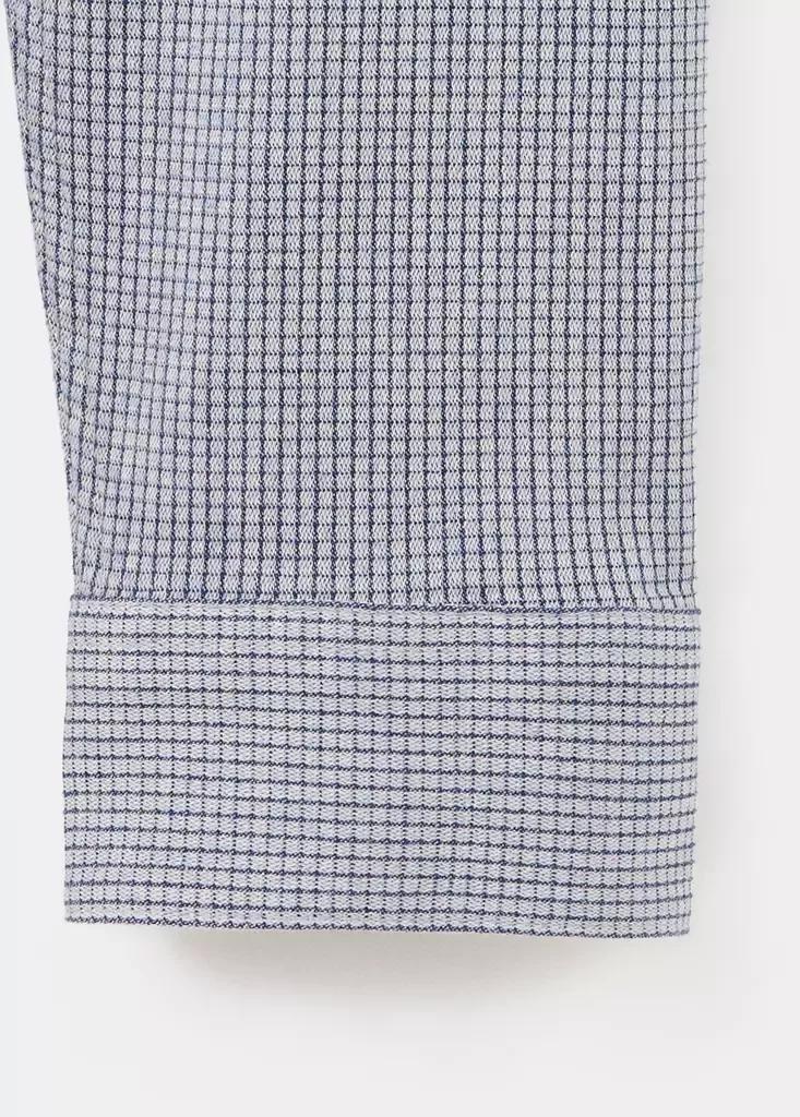 Grey Check Cotton Shirt, , large image number 6