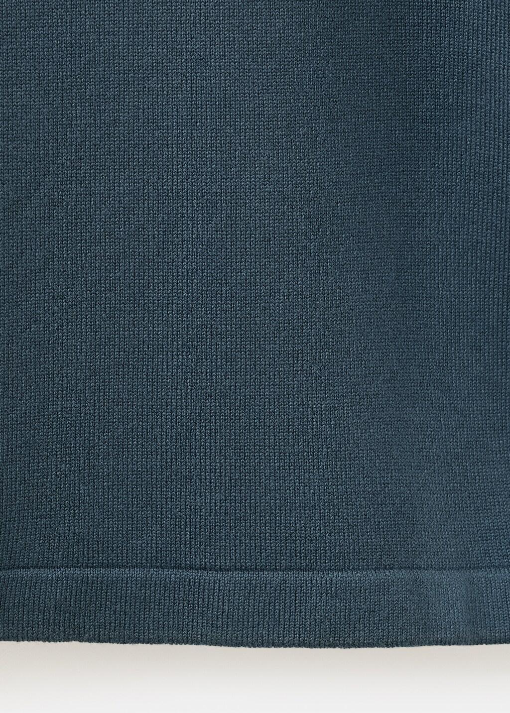 Grey Fine-Knit Wide Leg Trousers, Medium Blue, large image number 2