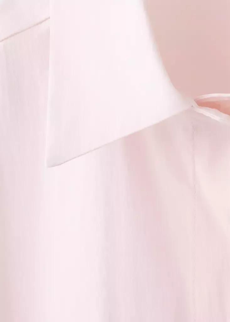 Pink Cotton Shirt With Hidden Buttons, , large image number 4